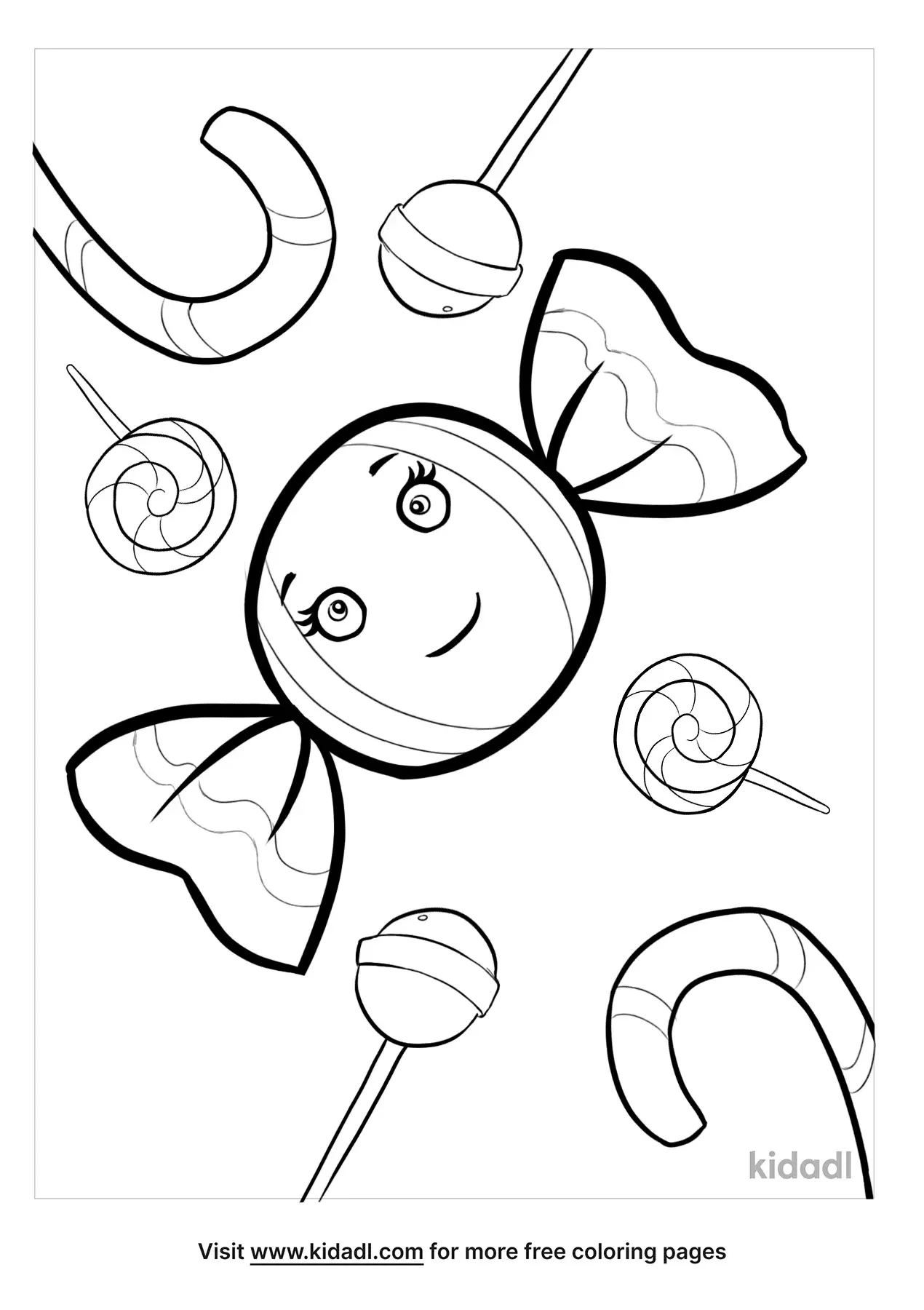 36 Candy Coloring Pages Printable 35