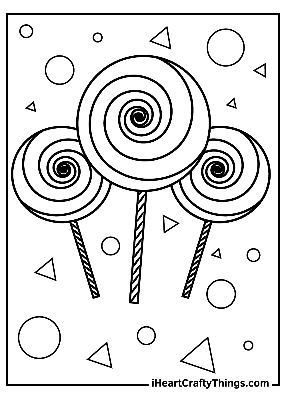 36 Candy Coloring Pages Printable 5