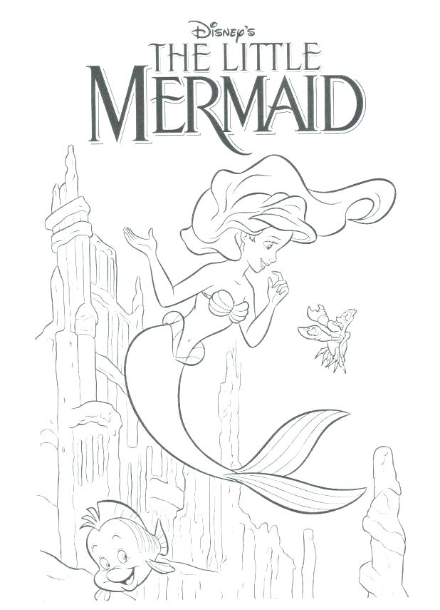 36 Detailed Mermaid Coloring Pages for Adults Printable 17