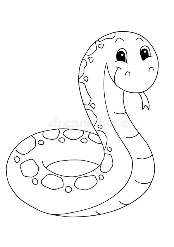 36 Detailed Snake Coloring Pages Printable 11