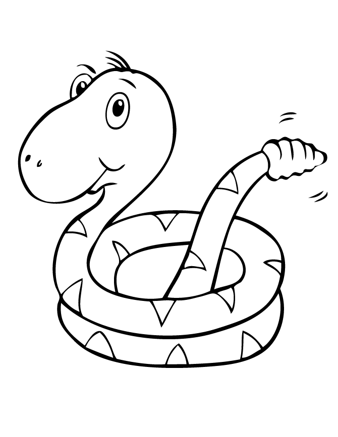 36 Detailed Snake Coloring Pages Printable 12