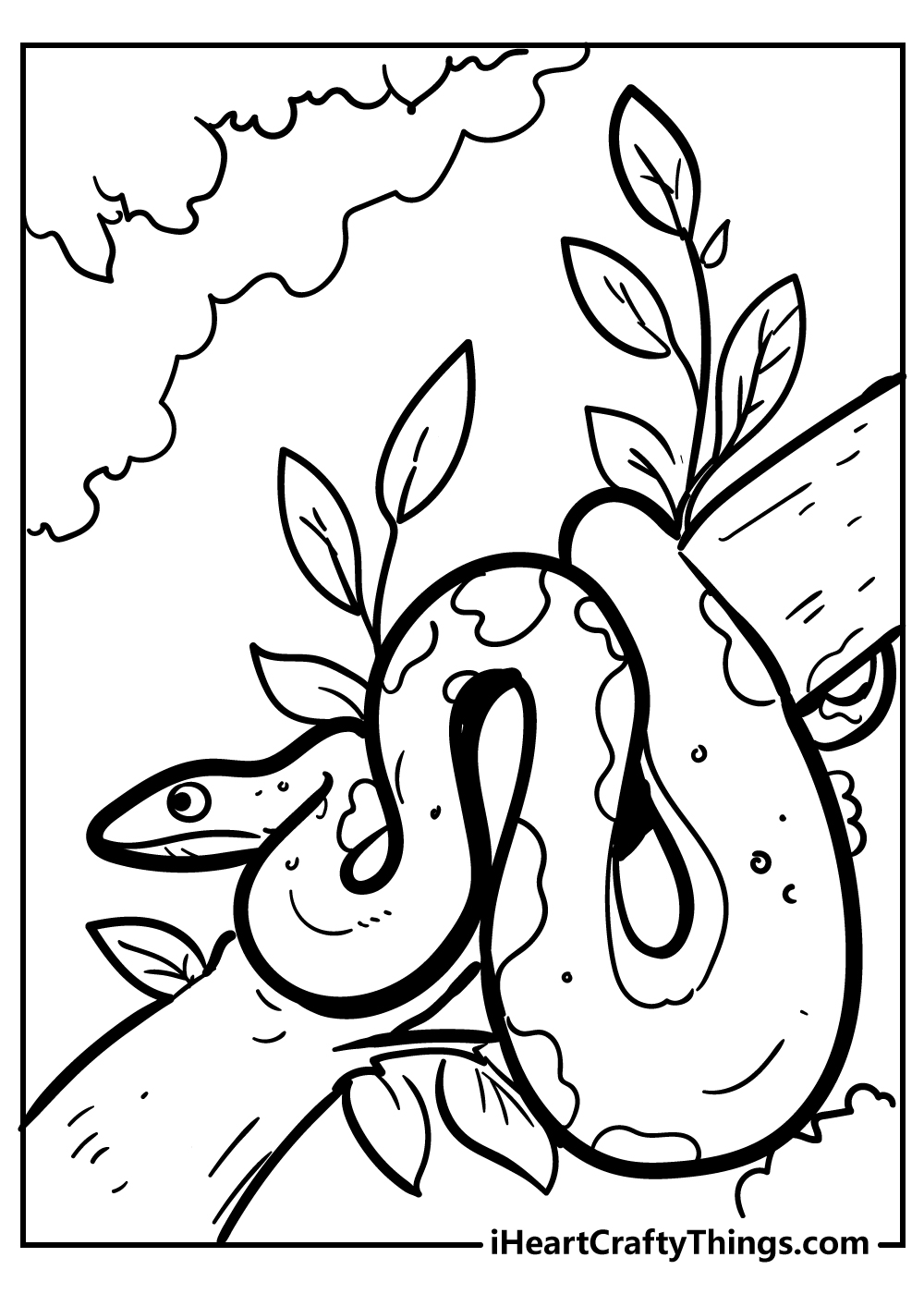 36 Detailed Snake Coloring Pages Printable 30