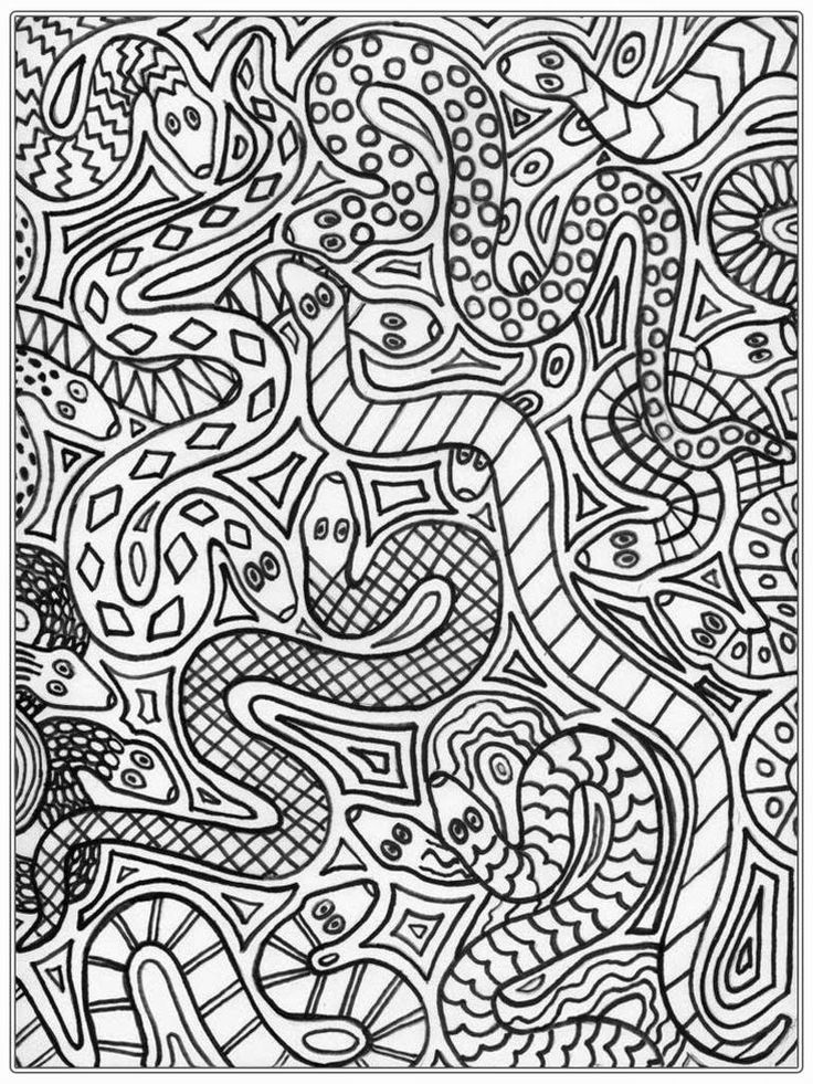 36 Detailed Snake Coloring Pages Printable 35