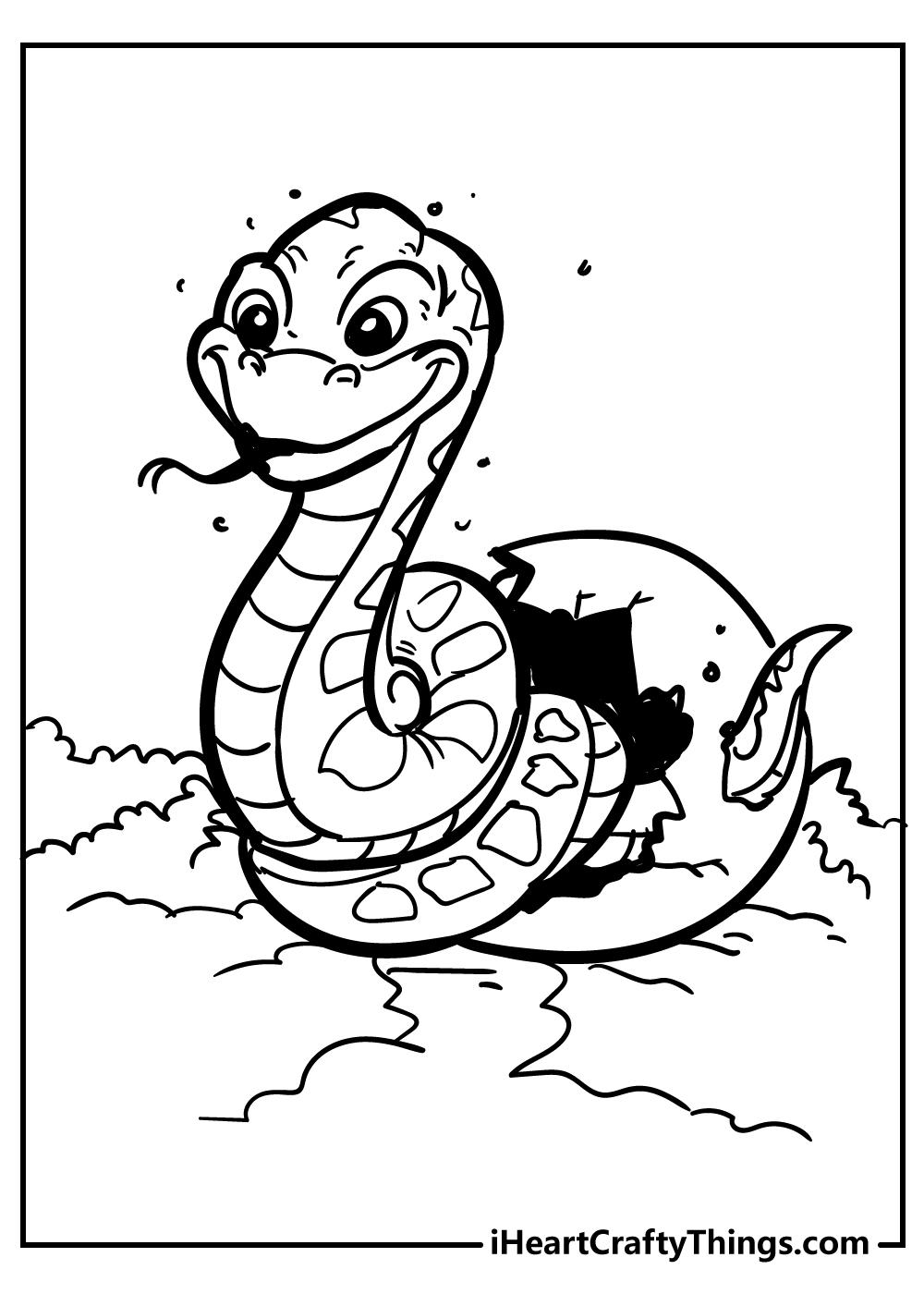 36 Detailed Snake Coloring Pages Printable 5