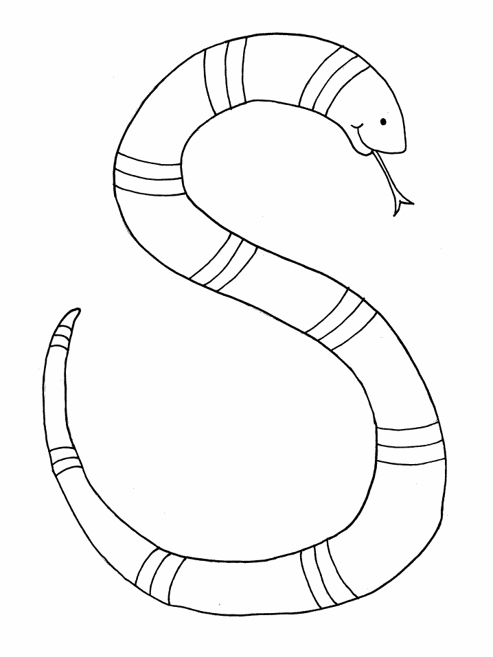 36 Detailed Snake Coloring Pages Printable 6