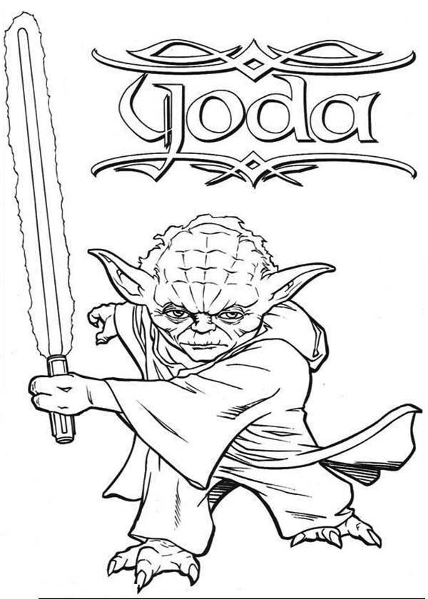 36 Exciting Lightsaber Coloring Pages Printable 12