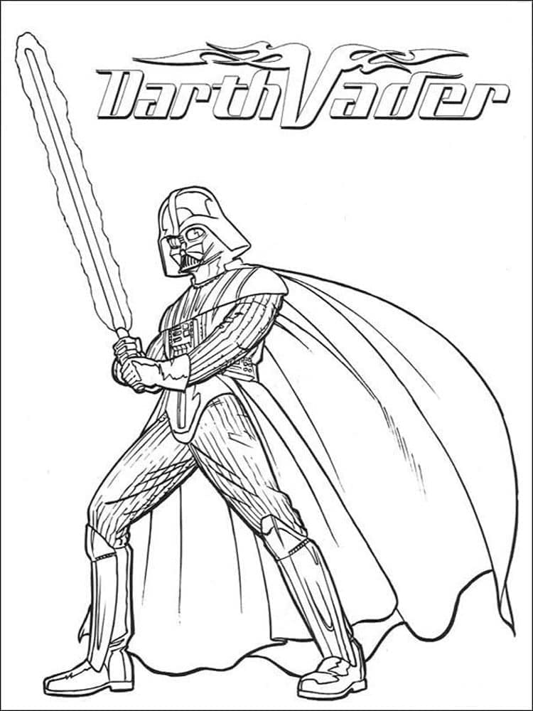 36 Exciting Lightsaber Coloring Pages Printable 17