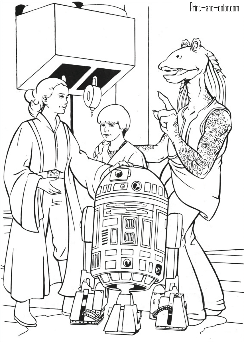 36 Exciting Lightsaber Coloring Pages Printable 19