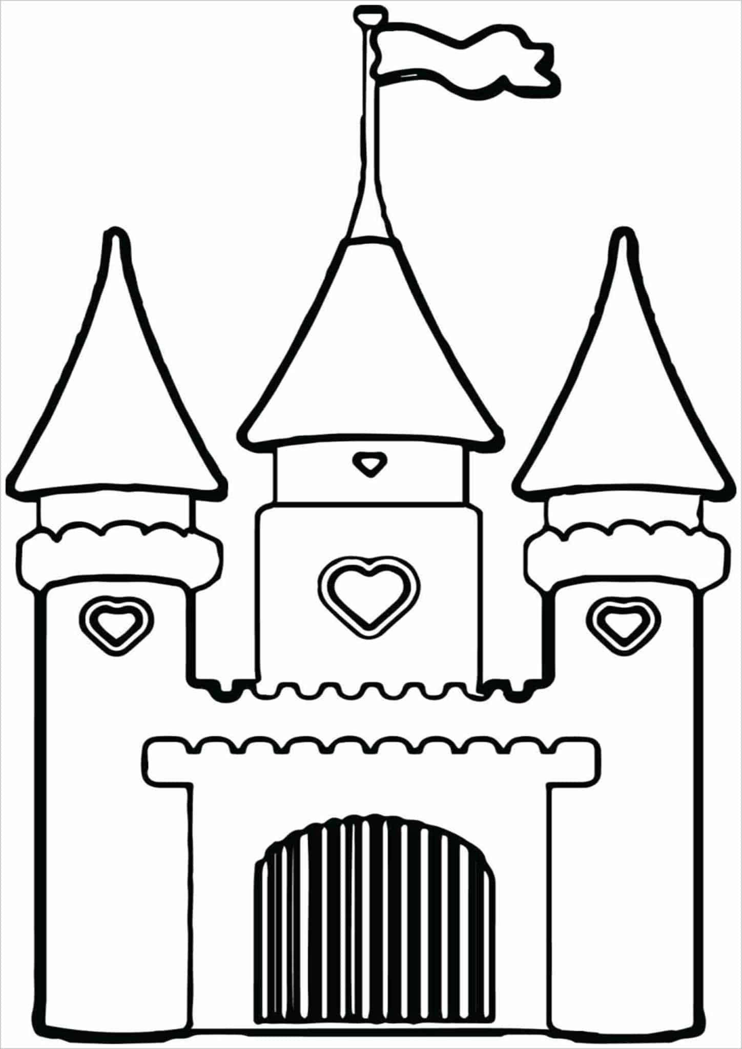 36 Haunted Castle Coloring Pages Printable 22