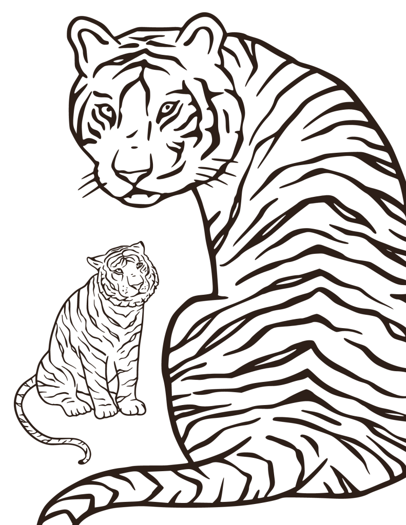 36 Majestic Tiger Coloring Pages Printable 10