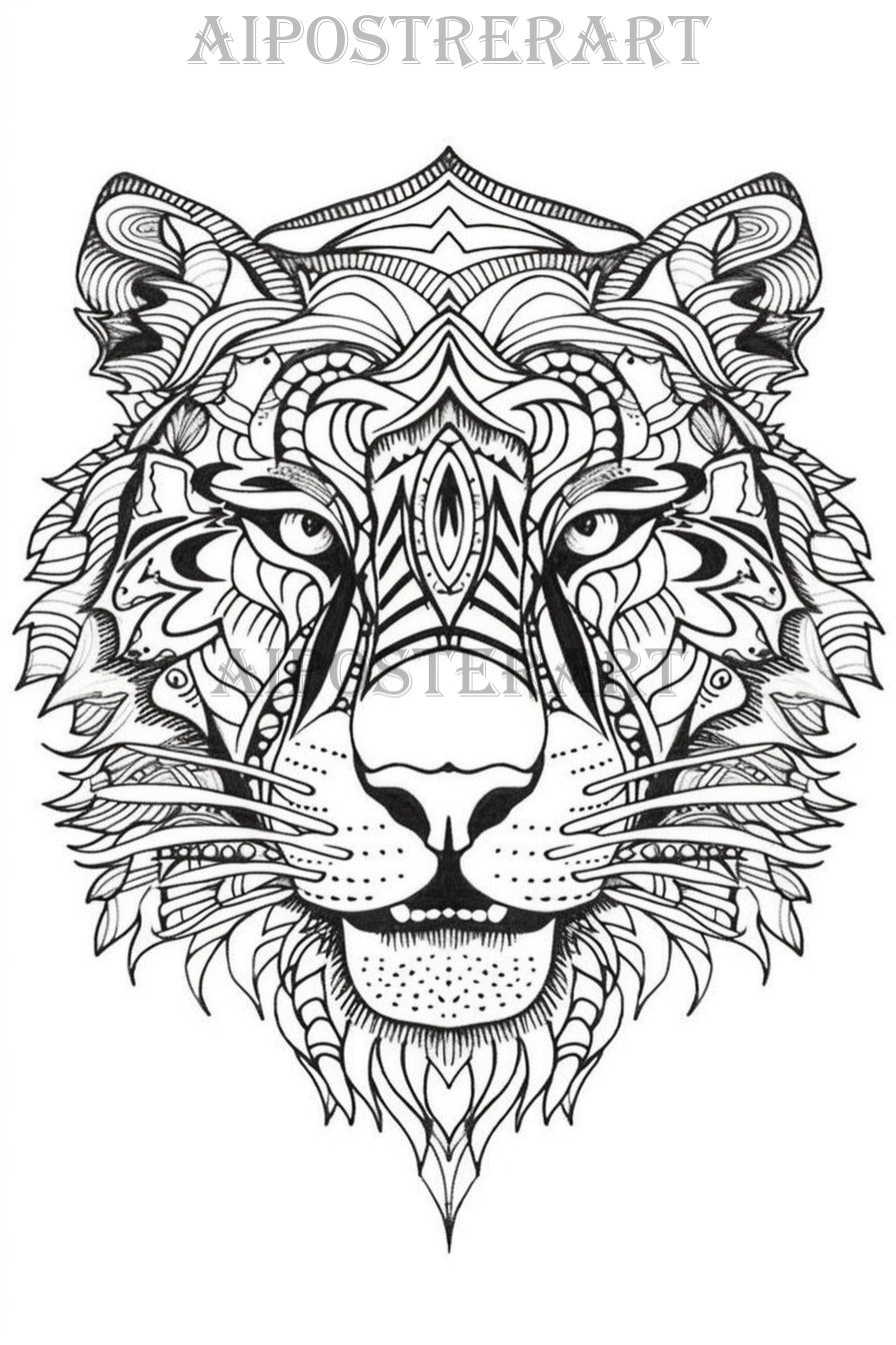 36 Majestic Tiger Coloring Pages Printable 14