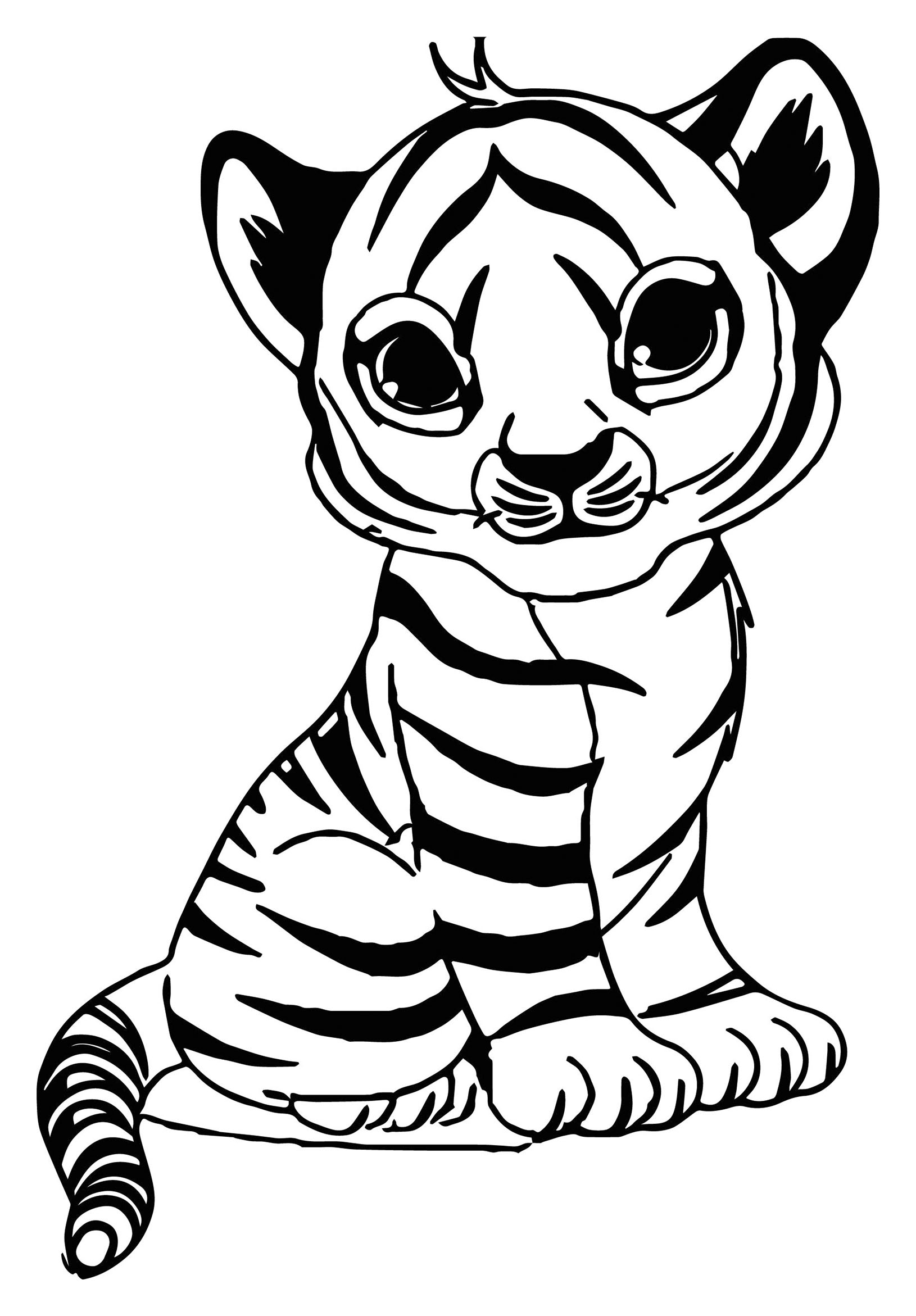 36 Majestic Tiger Coloring Pages Printable 2