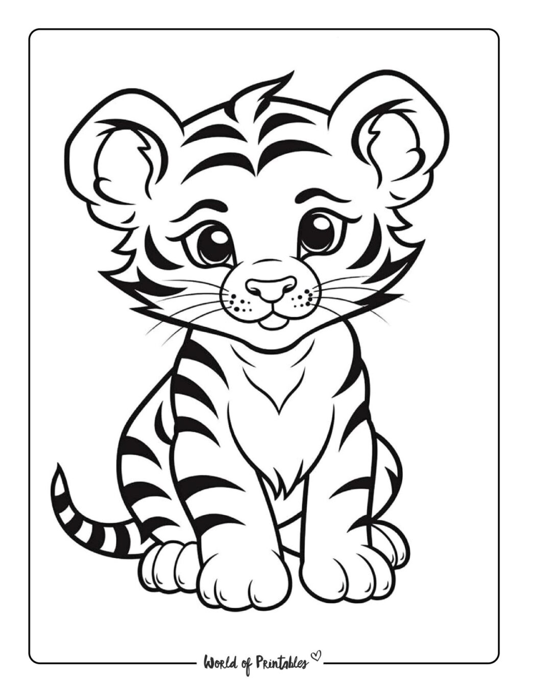 36 Majestic Tiger Coloring Pages Printable 4