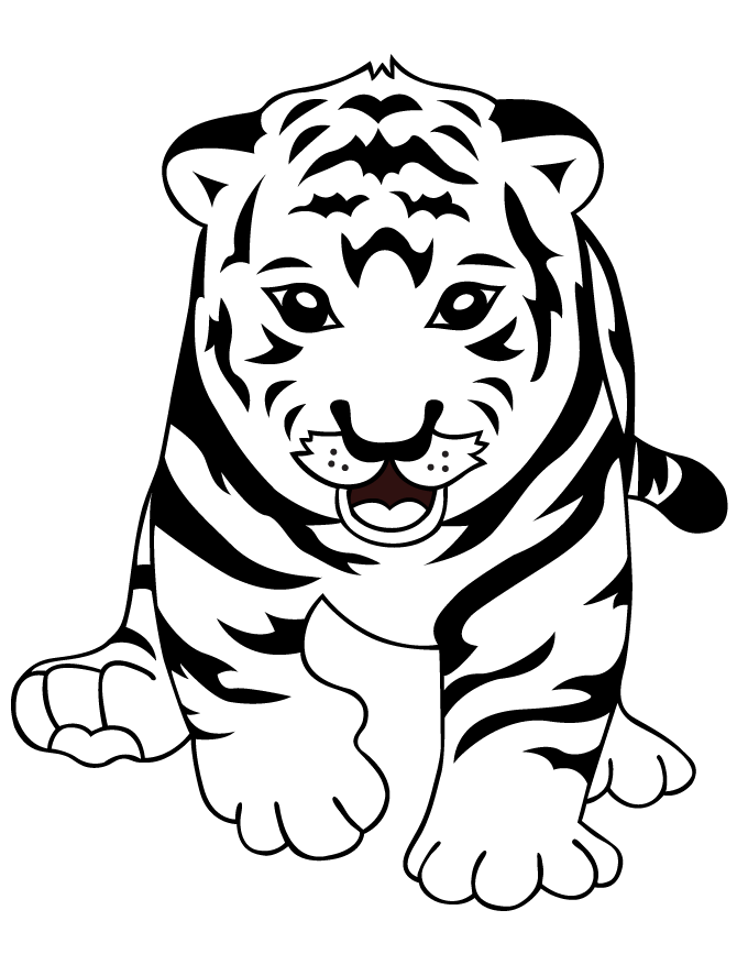 36 Majestic Tiger Coloring Pages Printable 6