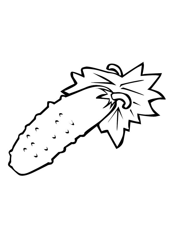 36 Silly Pickle Coloring Page Printable 11