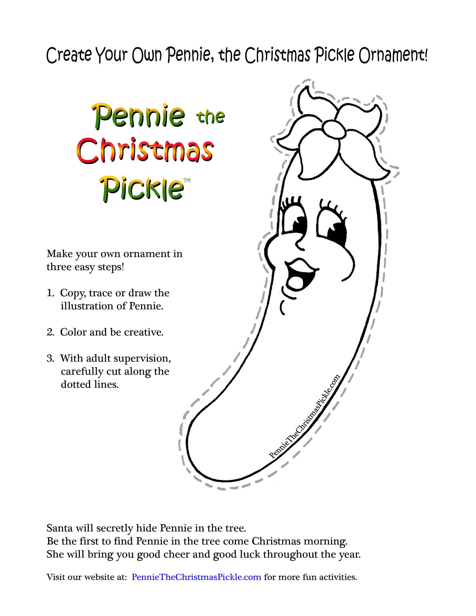 36 Silly Pickle Coloring Page Printable 13