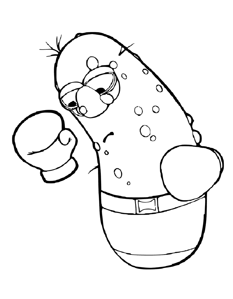 36 Silly Pickle Coloring Page Printable 25