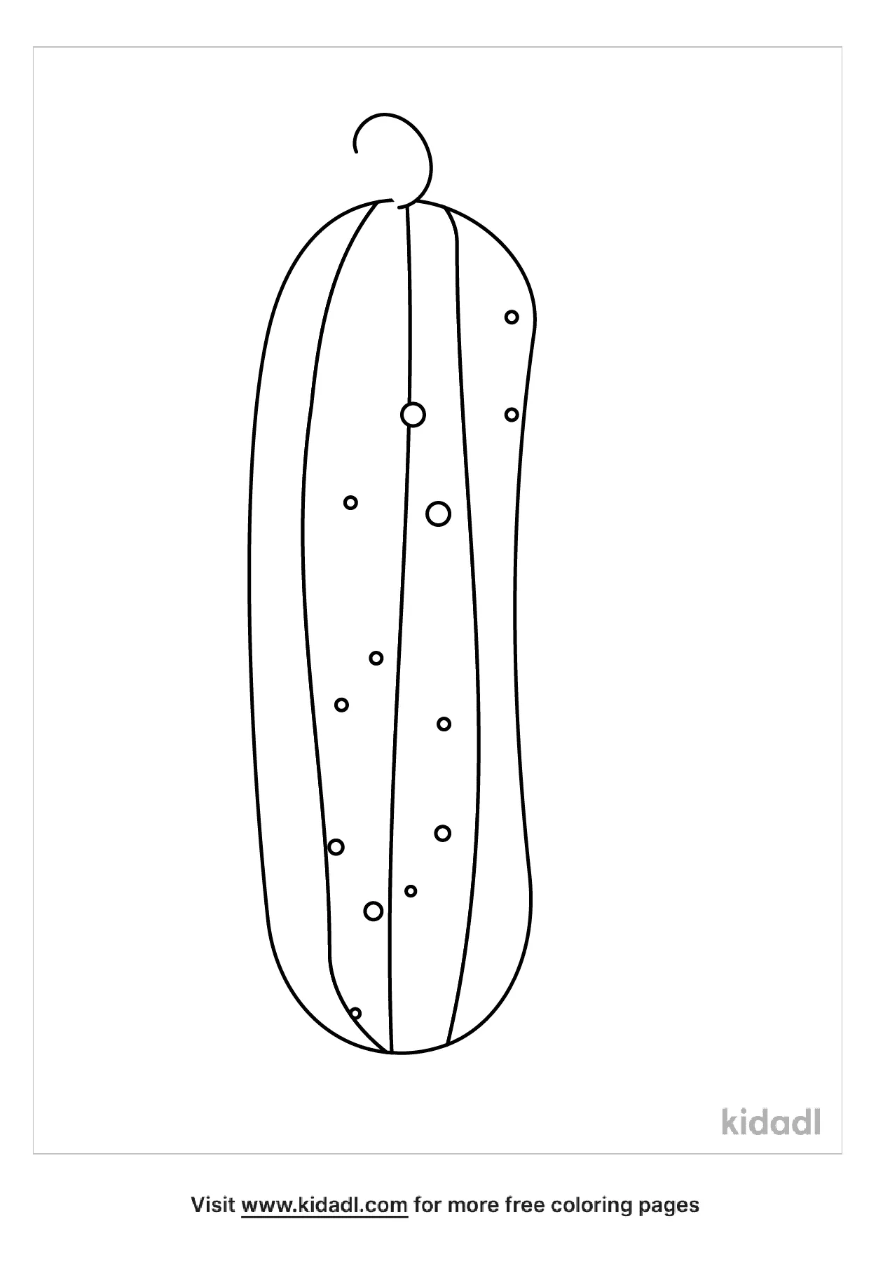 36 Silly Pickle Coloring Page Printable 27