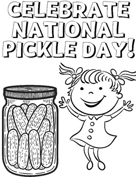 36 Silly Pickle Coloring Page Printable 5