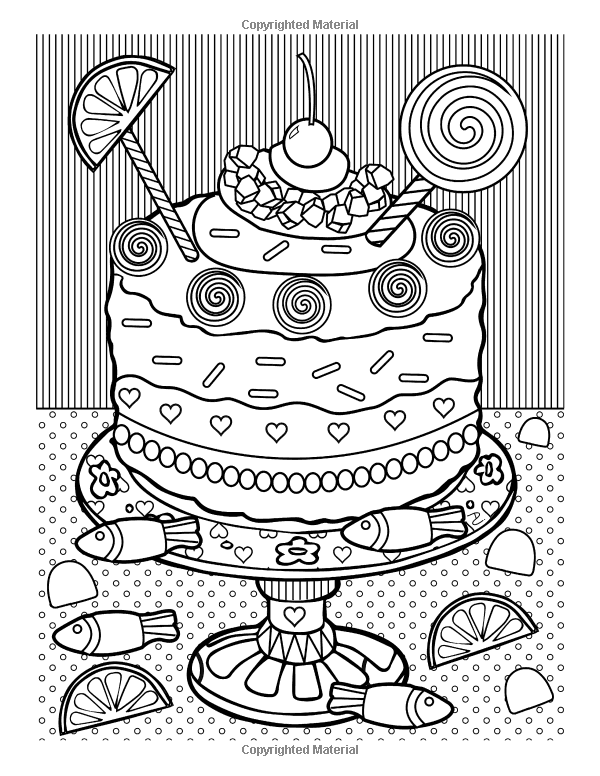 36 Sweet Candy World Coloring Pages Printable 10