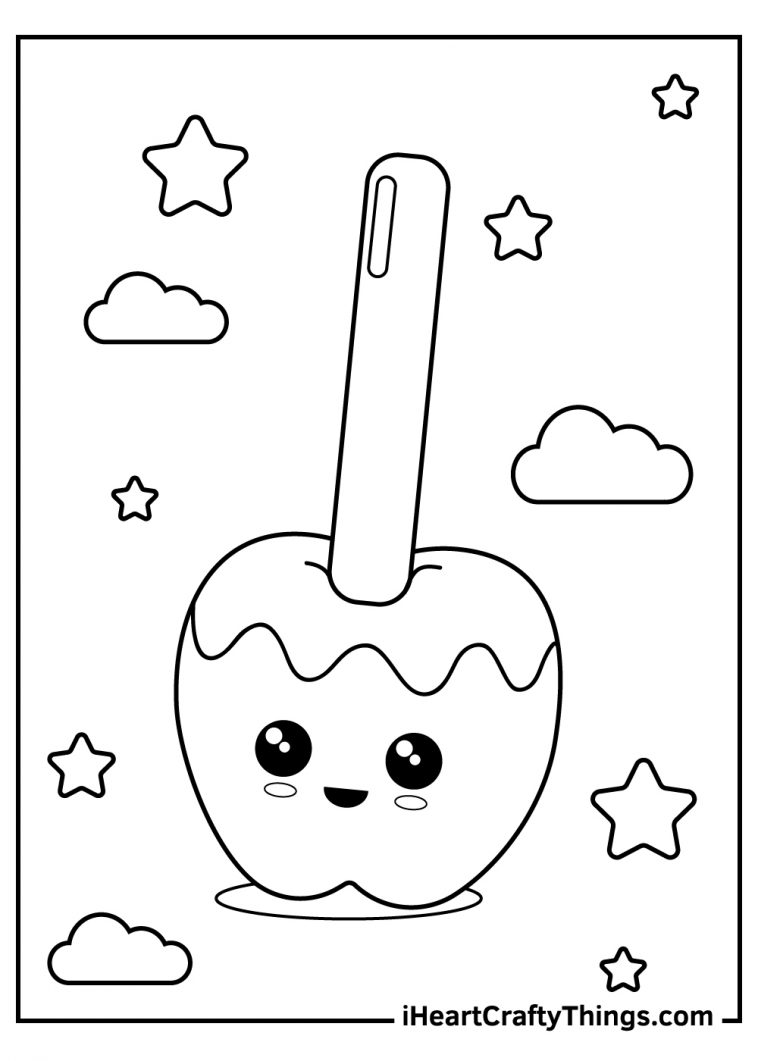 36 Sweet Candy World Coloring Pages Printable 12