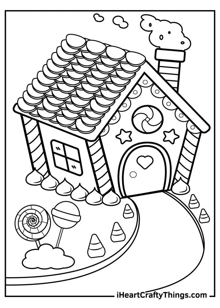 36 Sweet Candy World Coloring Pages Printable 31