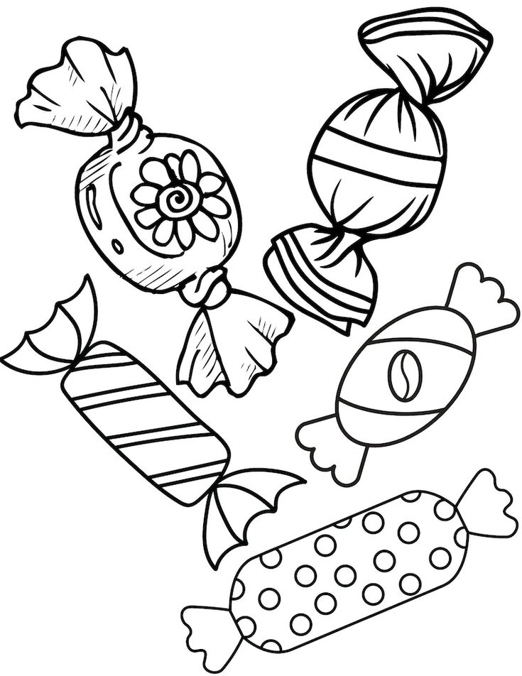 36 Sweet Candy World Coloring Pages Printable 32