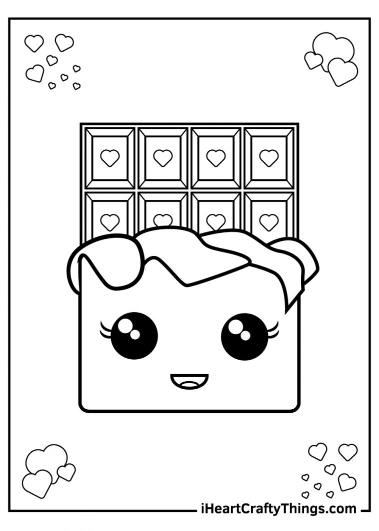 36 Sweet Candy World Coloring Pages Printable 35