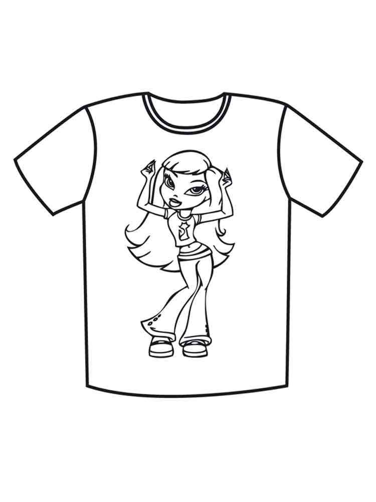 36 Trendy T-Shirt Coloring Pages Printable 4