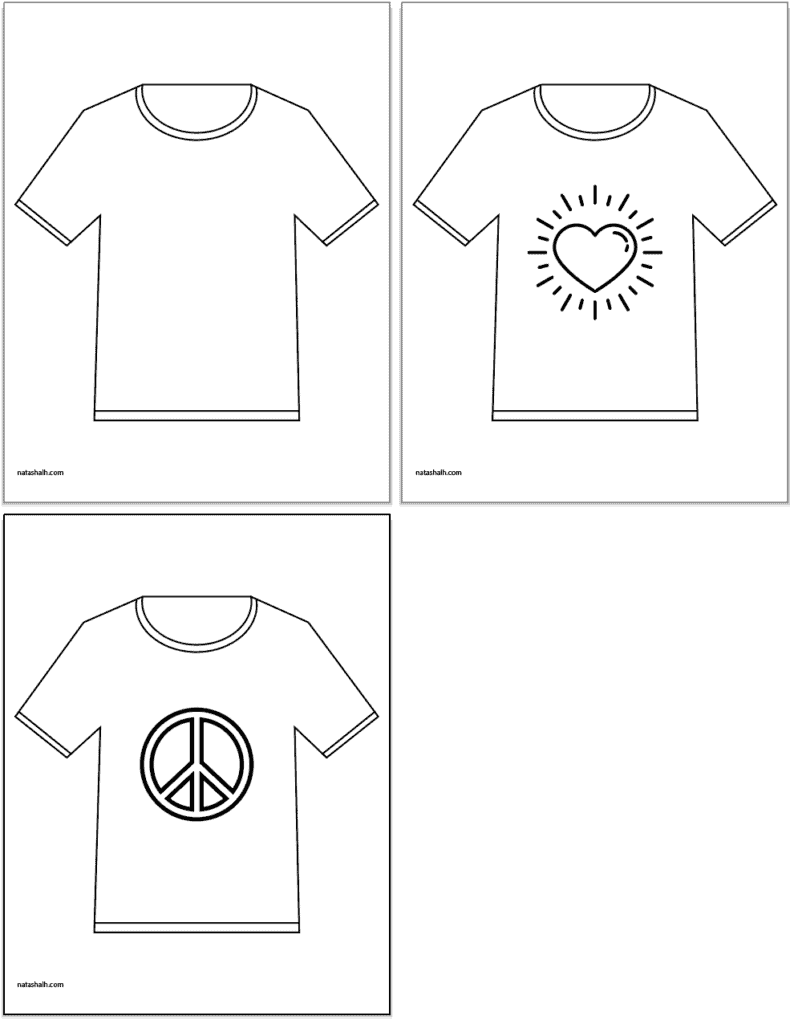 36 Trendy T-Shirt Coloring Pages Printable 9