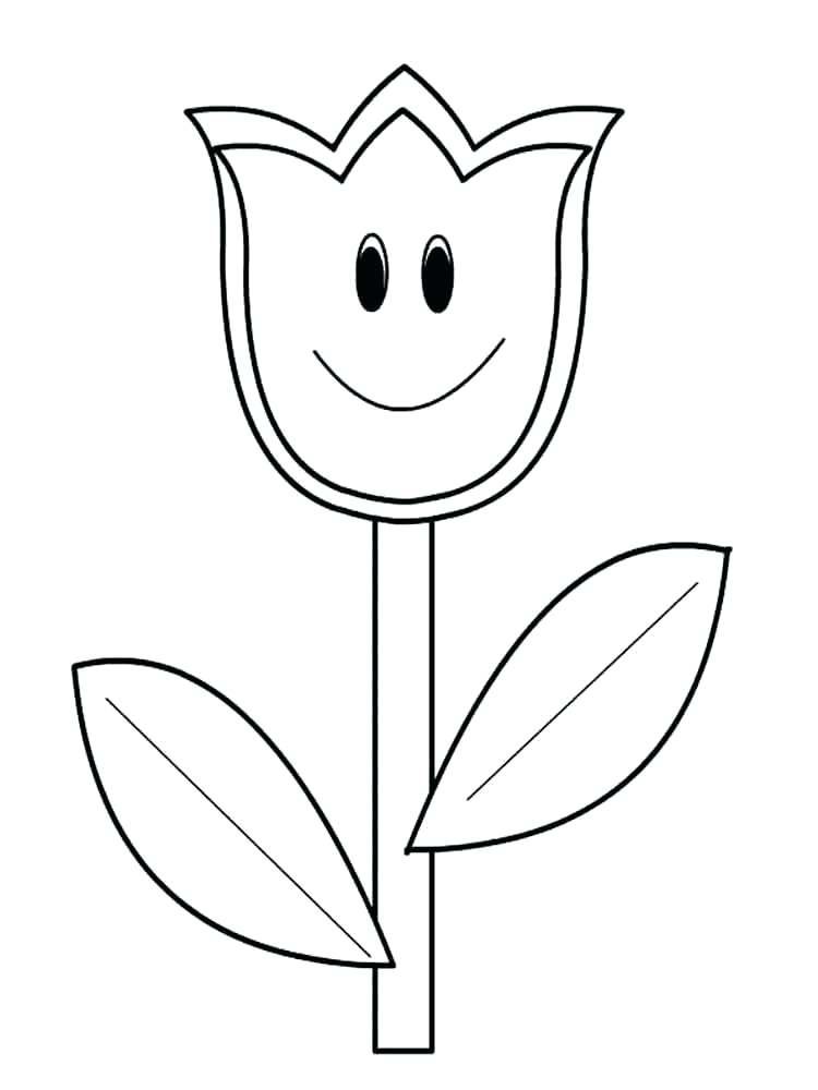 37 Adorable Tulip Coloring Pages for Kids Printable 32