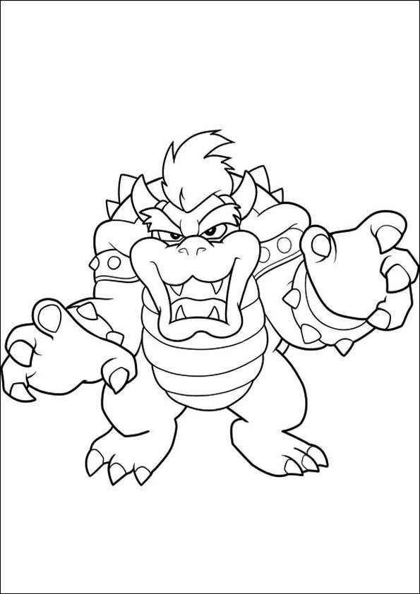 37 Bold Bowser Coloring Pages Printable 14