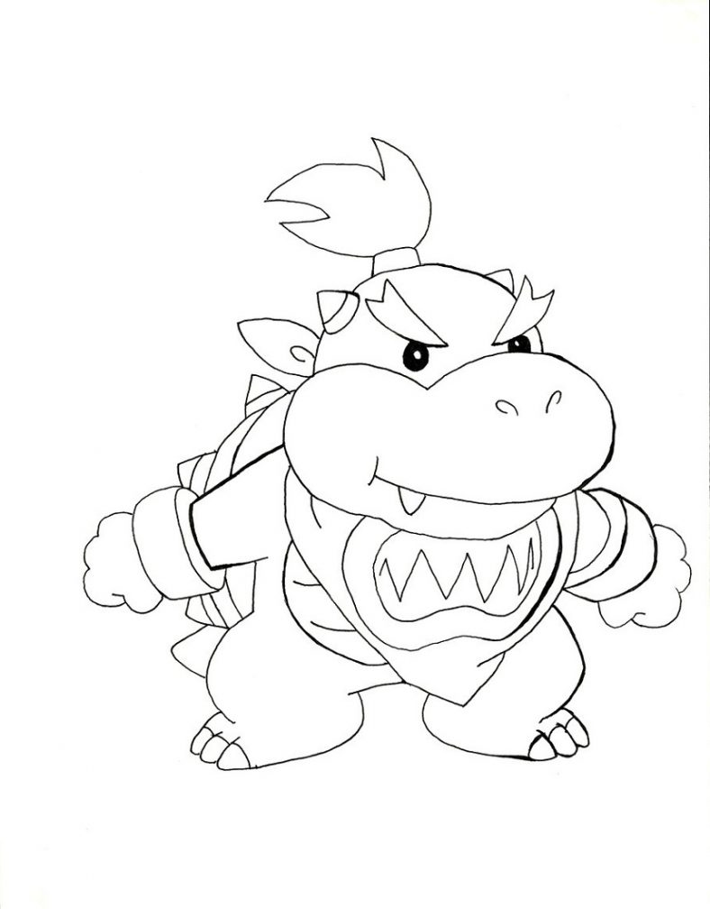 37 Bold Bowser Coloring Pages Printable 21