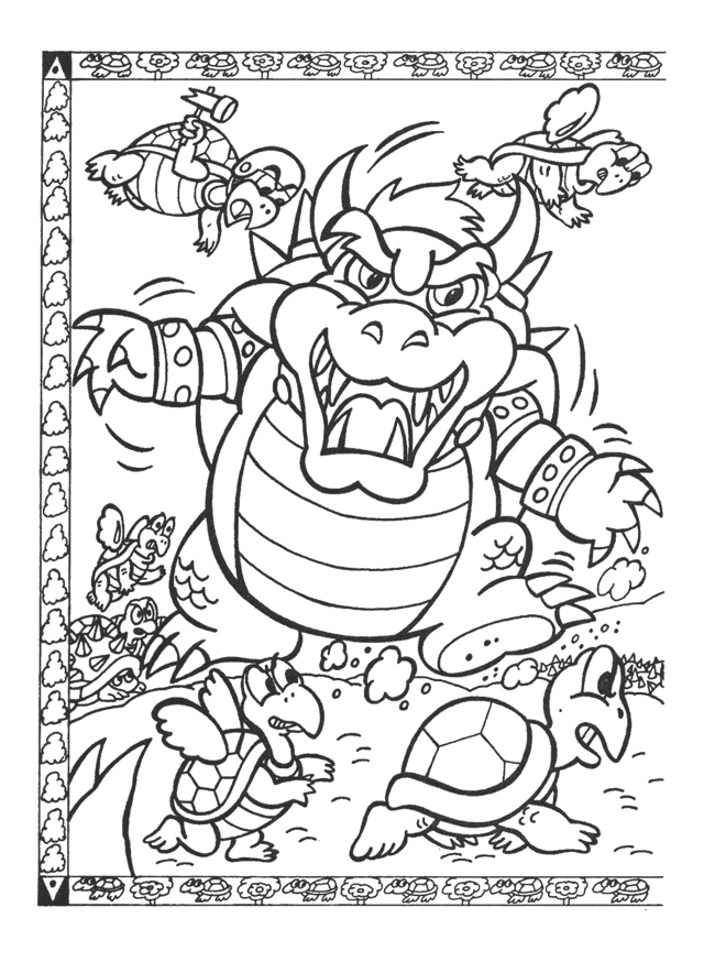 37 Bold Bowser Coloring Pages Printable 22