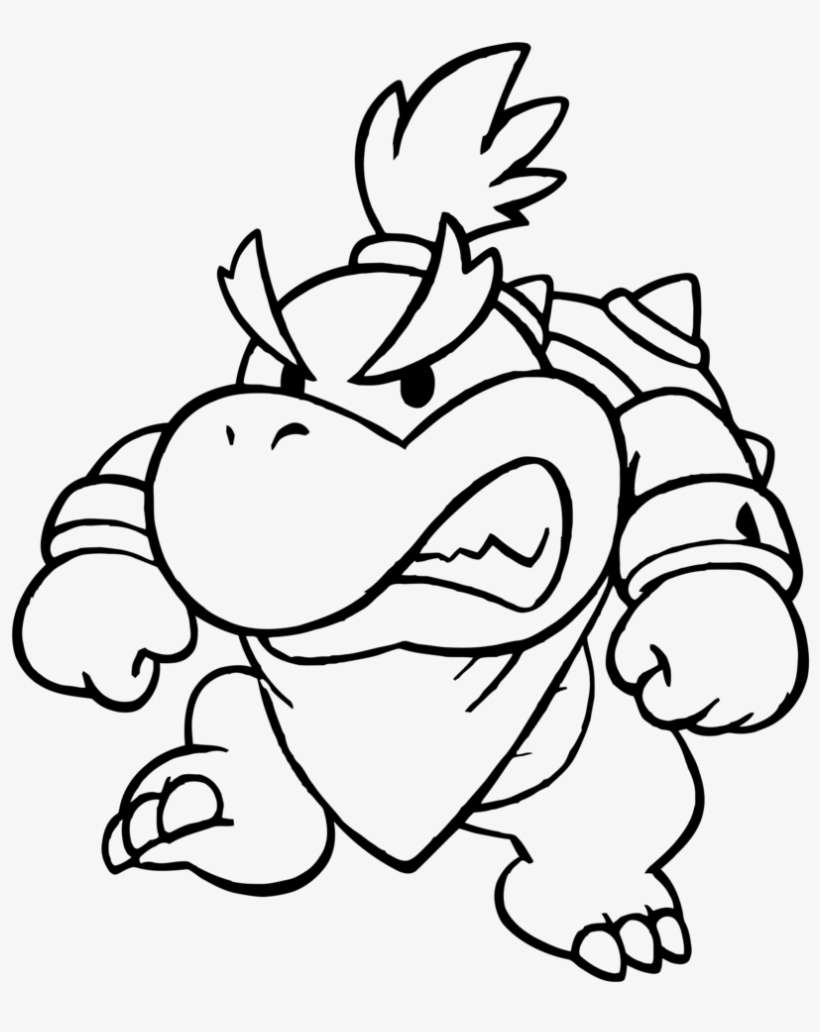 37 Bold Bowser Coloring Pages Printable 32