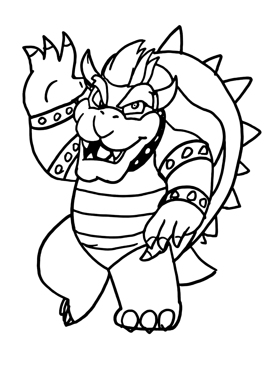 37 Bold Bowser Coloring Pages Printable 33