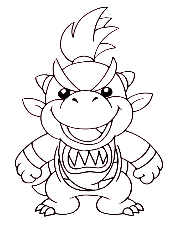 37 Bold Bowser Coloring Pages Printable 34