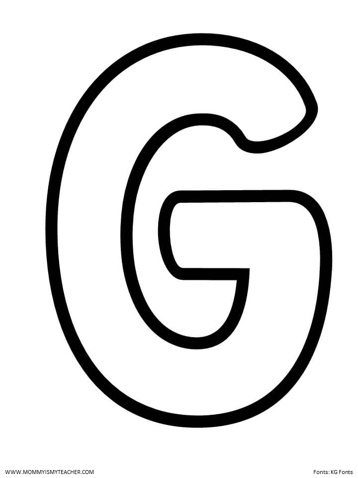 37 Cool Letter G Coloring Pages Printable 16