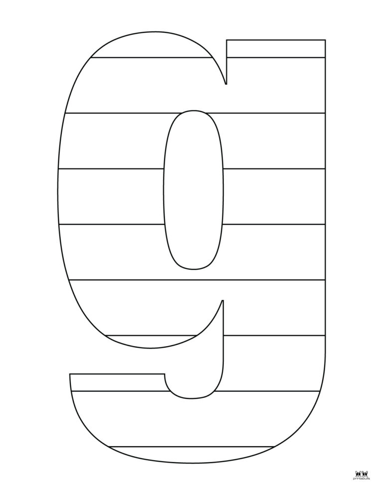 37 Cool Letter G Coloring Pages Printable 17