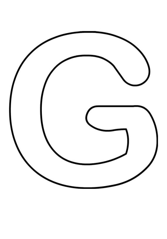 37 Cool Letter G Coloring Pages Printable 19