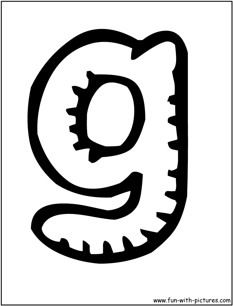 37 Cool Letter G Coloring Pages Printable 23