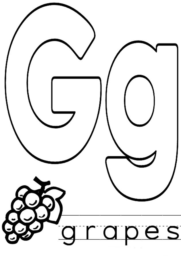 37 Cool Letter G Coloring Pages Printable 25