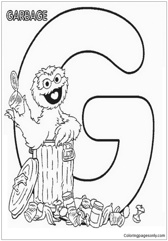 37 Cool Letter G Coloring Pages Printable 3