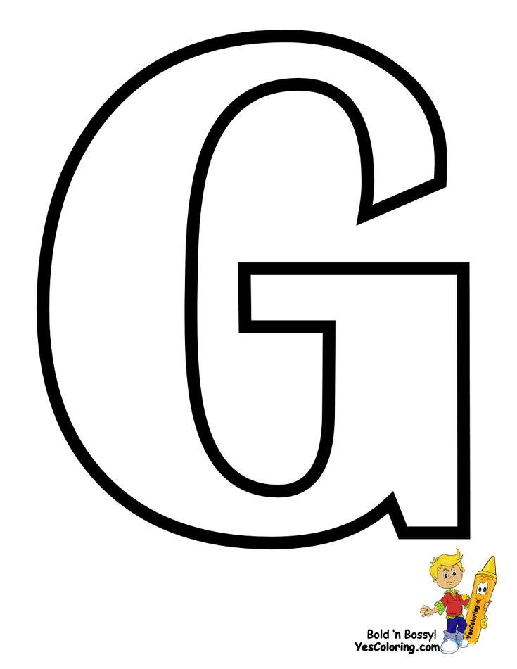 37 Cool Letter G Coloring Pages Printable 32