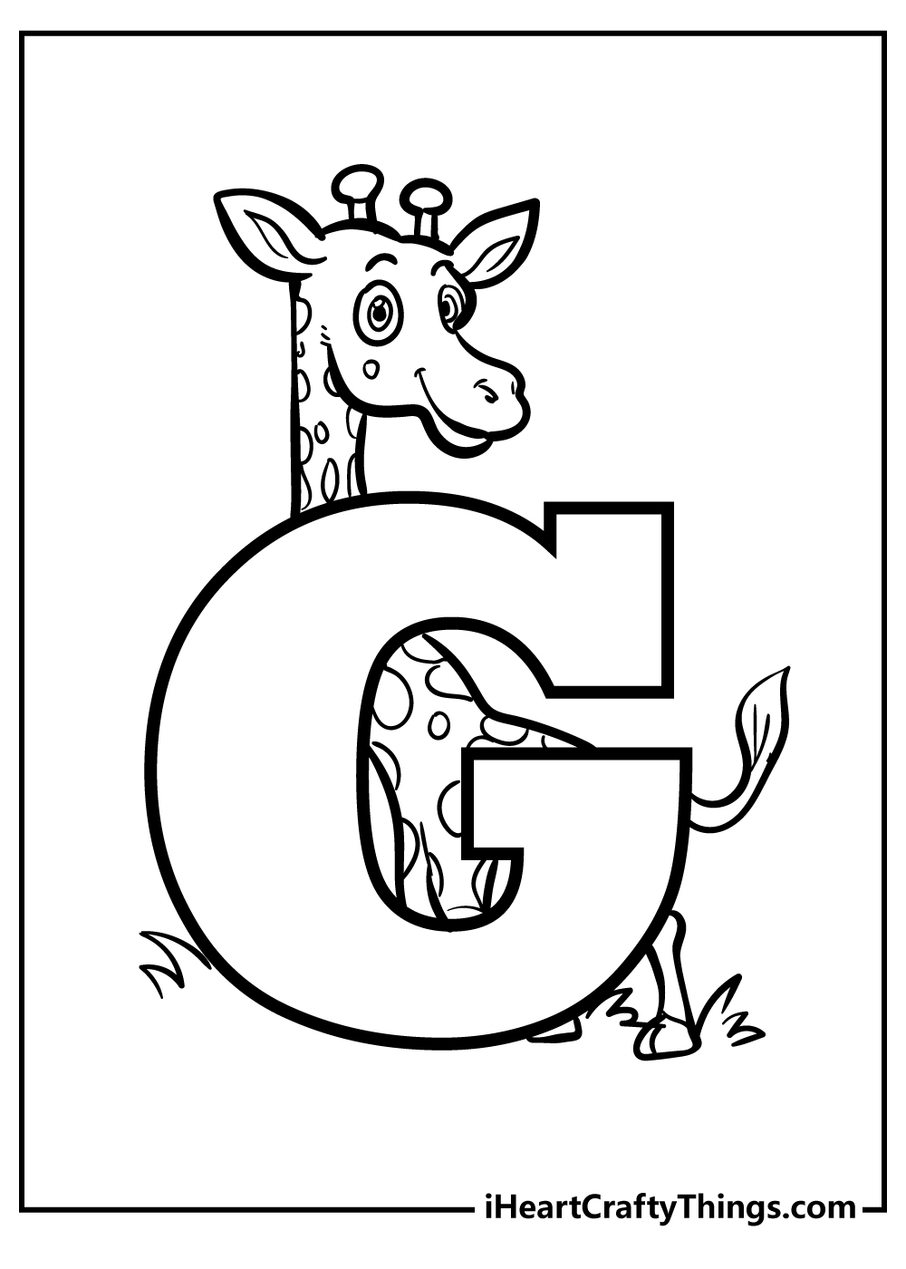 37 Cool Letter G Coloring Pages Printable 5