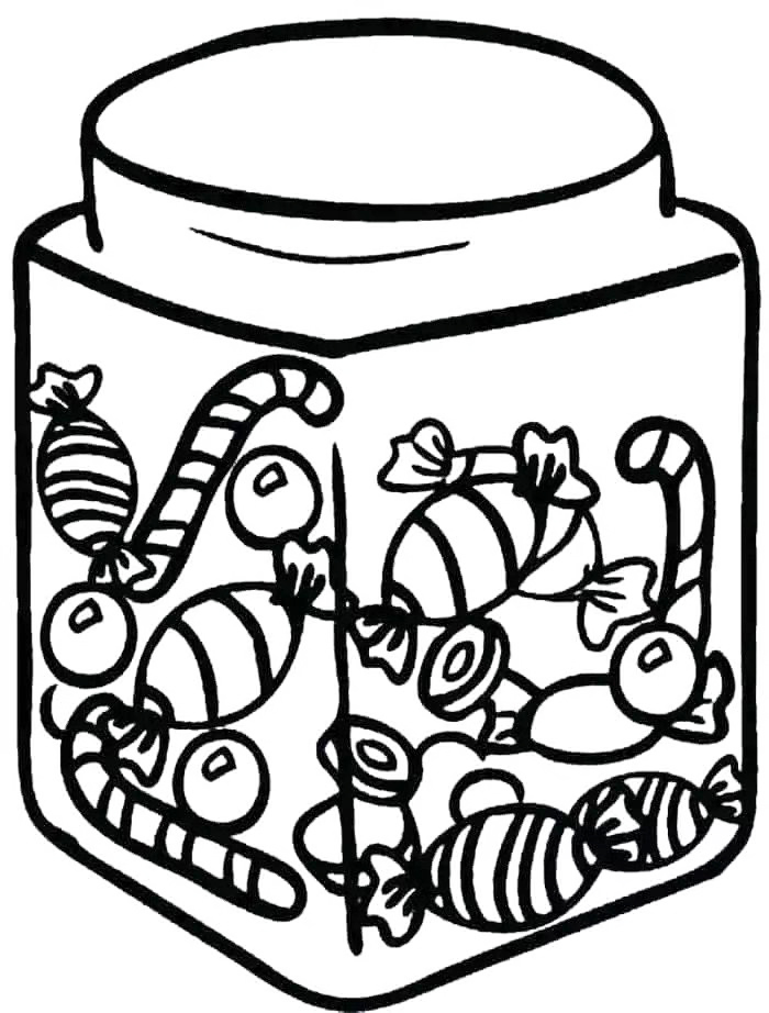 37 Cute Candy Coloring Pages Printable 21