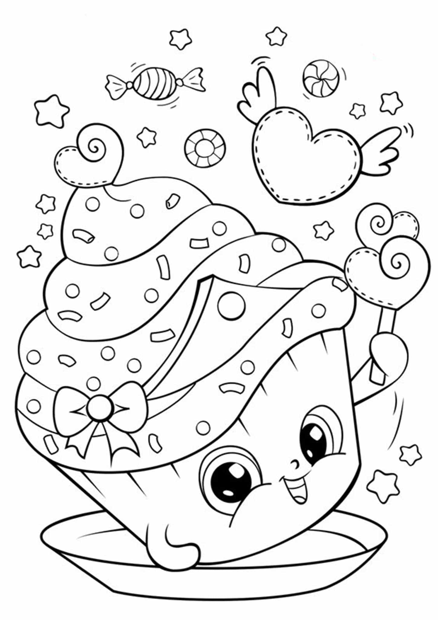 37 Cute Coloring Pages to Color Printable 1