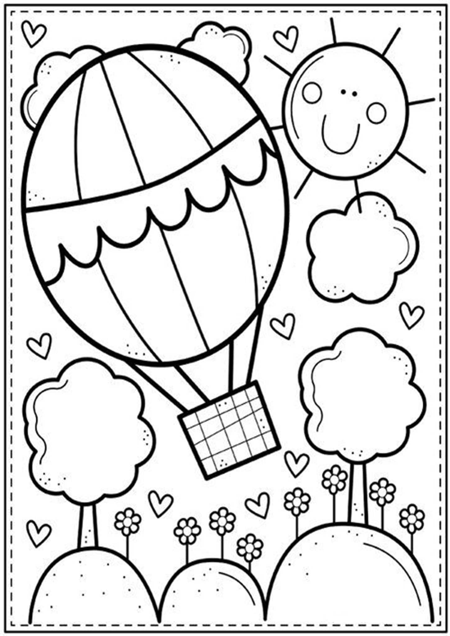 37 Cute Coloring Pages to Color Printable 17