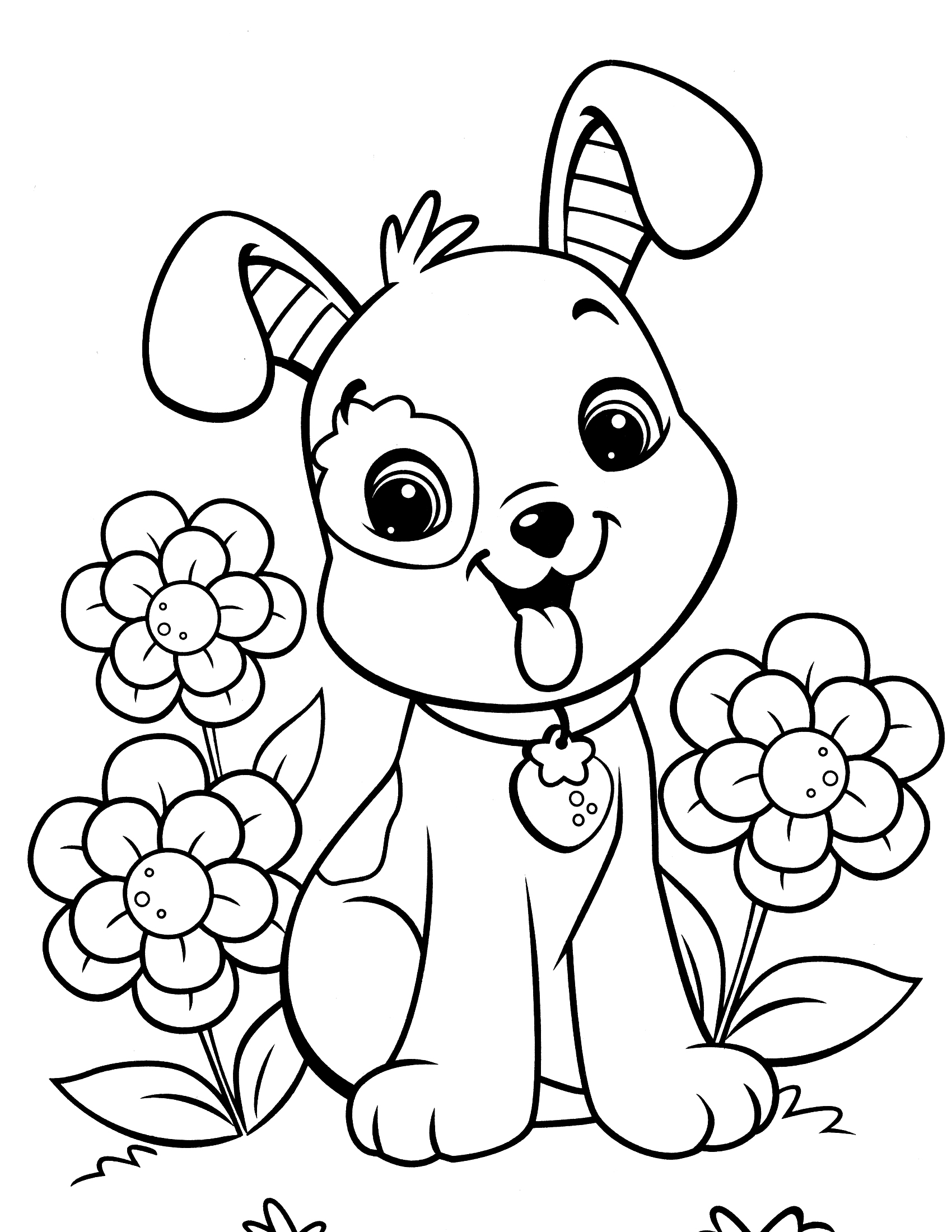 37 Cute Coloring Pages to Color Printable 8