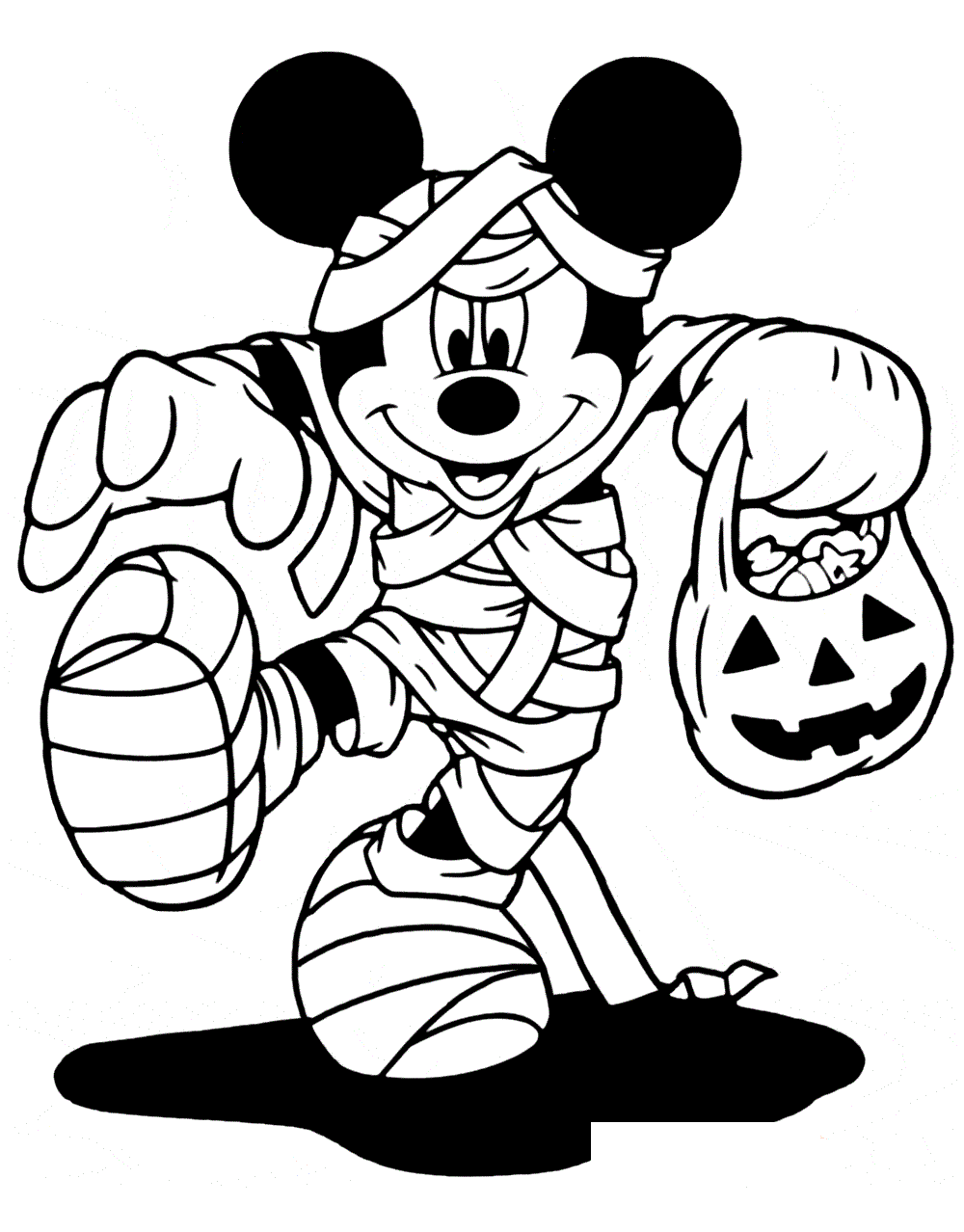 37 Disney Halloween Coloring Pages Printable 1